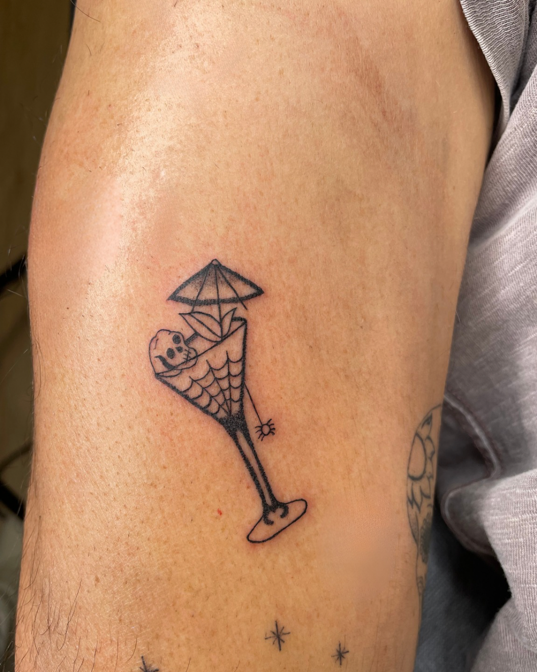 Fine line tattoo portfolio piece 3